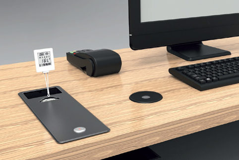 digital price tag desk station