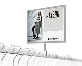 large electronic price label